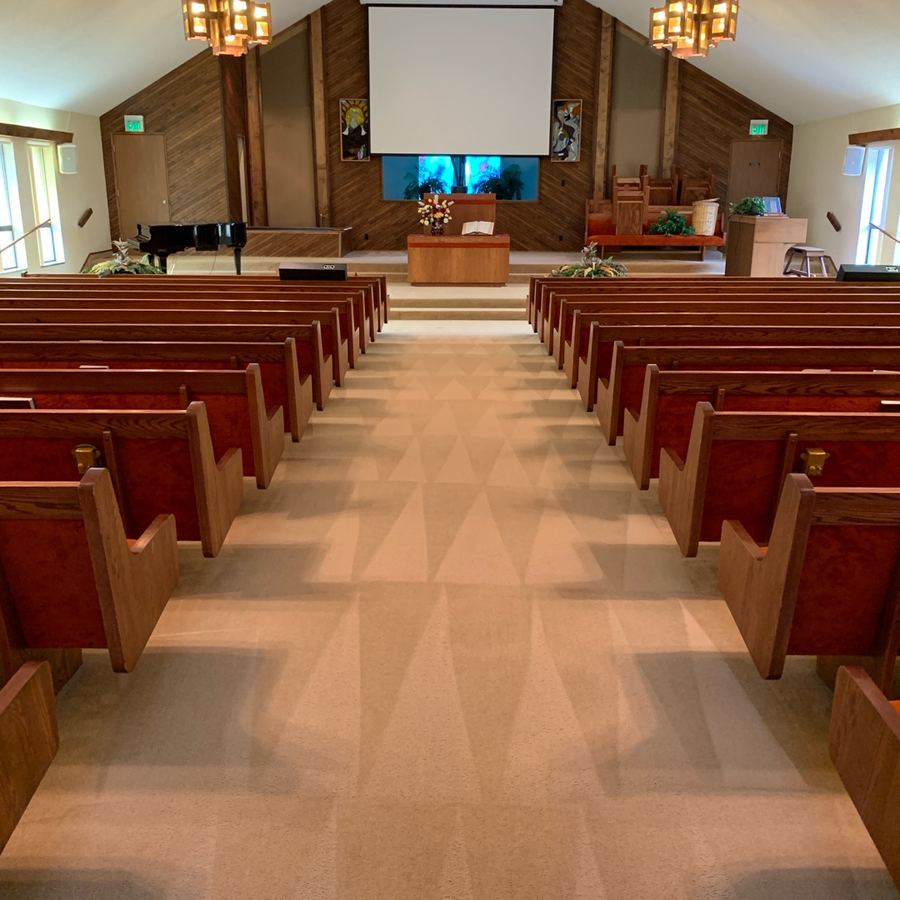 Church sanctuary carpet cleaning Spokane