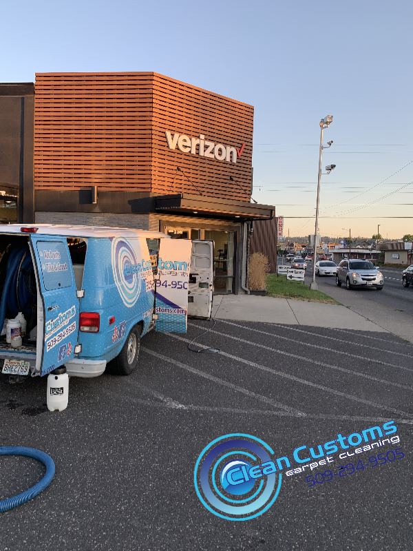 Commercial tile cleaning Dutch Bros Spokane