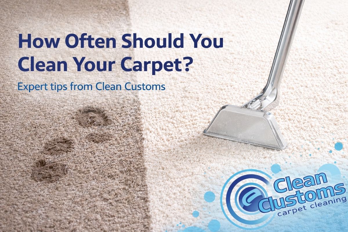 How often should you clean your carpet — expert tips from Clean Customs Spokane