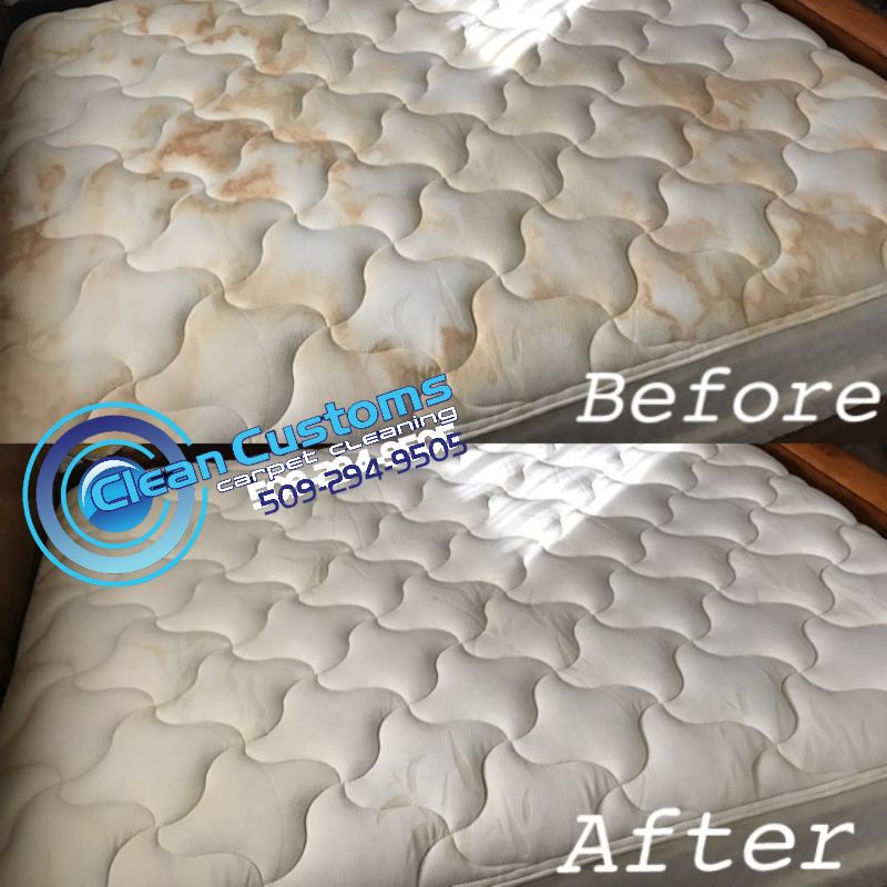 Mattress cleaning before and after Spokane