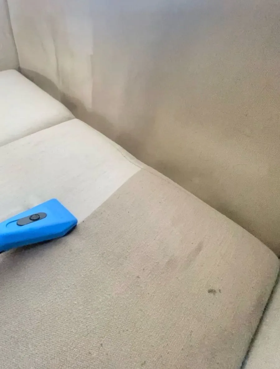 Sofa upholstery cleaning before and after Spokane WA